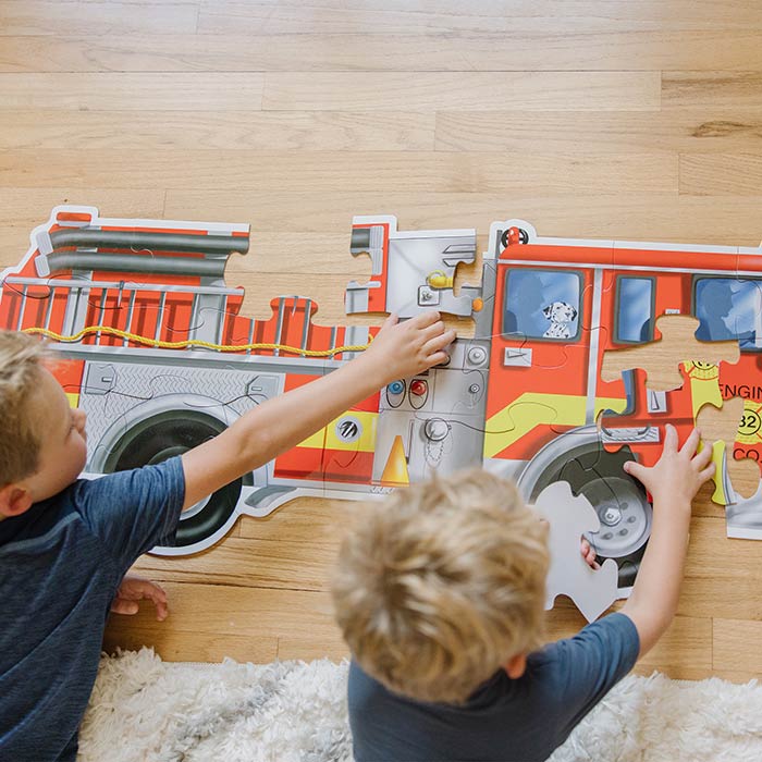 Melissa & Doug® Giant Fire Truck Floor Puzzle | Becker's