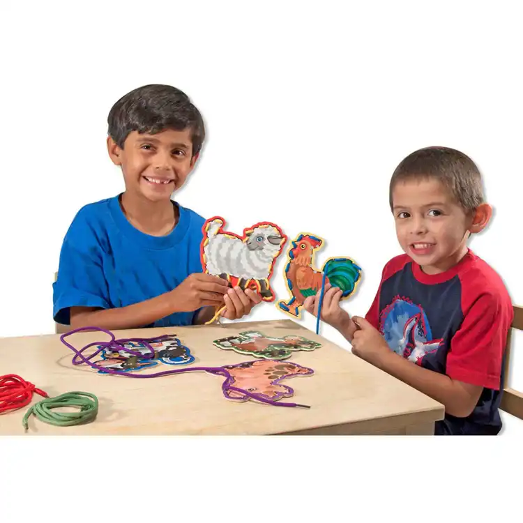 Melissa & Doug® Lace & Trace Sets - Farm Animals