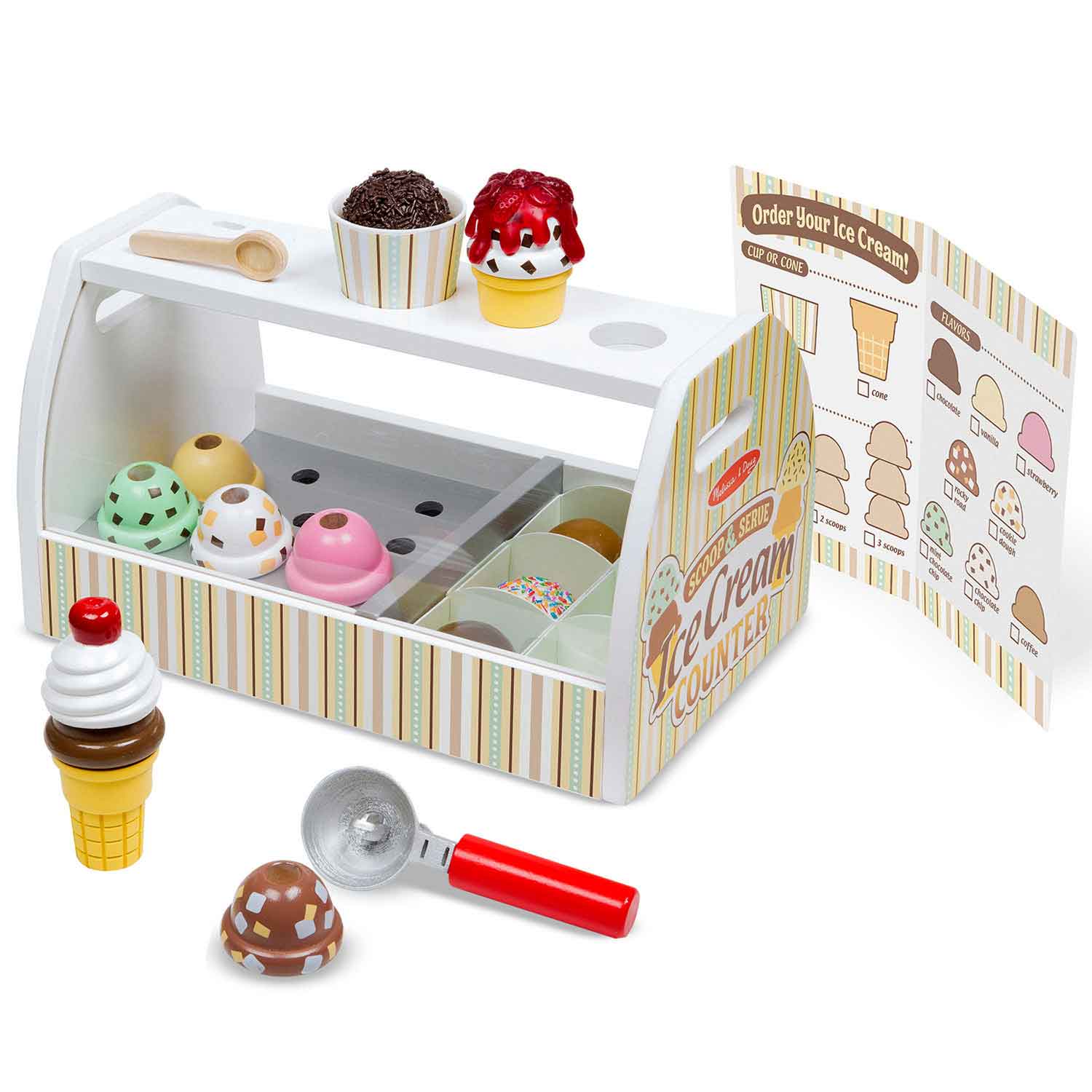 Melissa & Doug Scoop & Serve Ice Cream Counter | Becker's