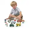 Melissa & Doug Wooden Vehicles & Traffic Signs