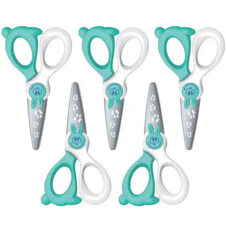 Kidicut Safety Scissors, Set of 5