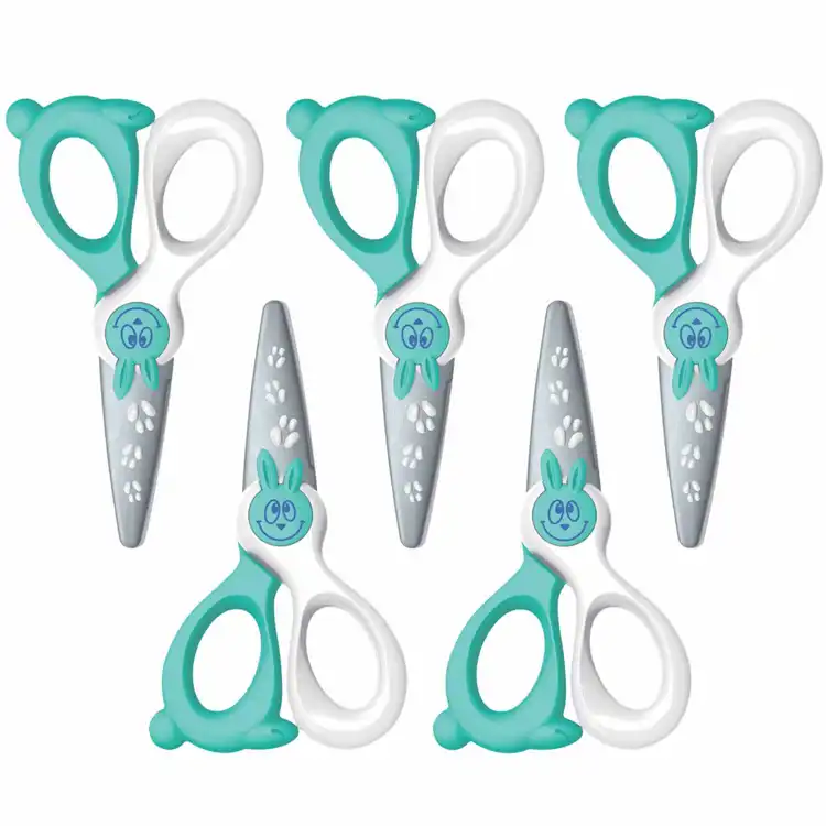 Kidicut Safety Scissors, Set of 5
