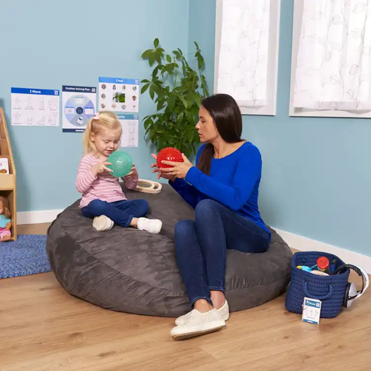 Microsuede Bean Bag Chair