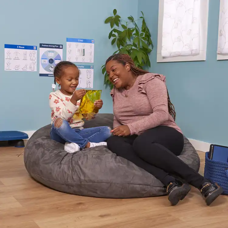 Microsuede Bean Bag Chair