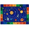 Milky Play Literacy Classroom Rug, Rectangle 4'5" x 5'10"