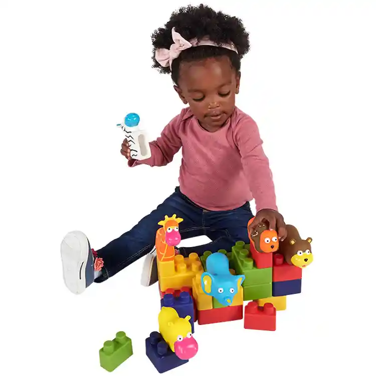 Mini EduAnimals & Block Set