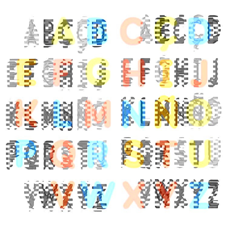 Translucent Letters, Uppercase
