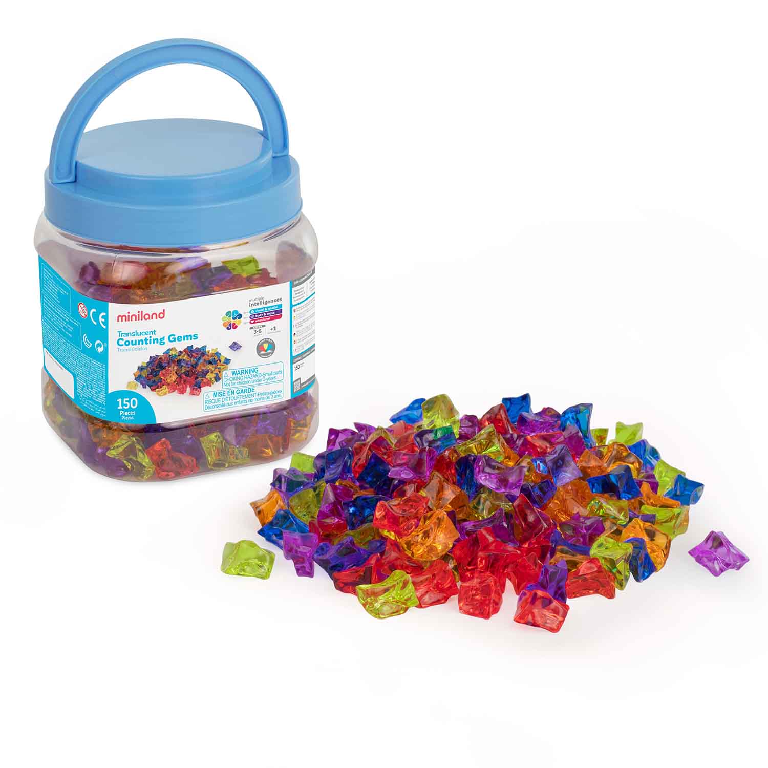 Translucent Counting Gems | Preschool Counting Toys | Becker's