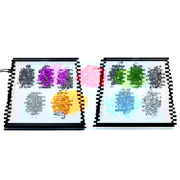 Translucent Counting Gems