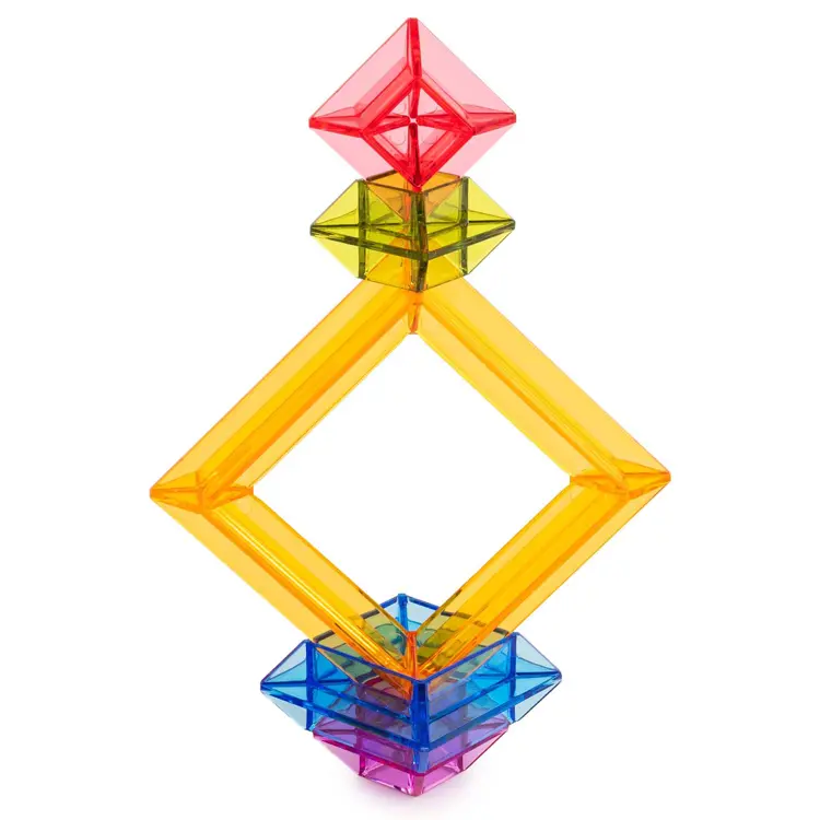 Number Stacking Pyramids Translucent Stacking Pyramids | Becker's School Supplies
