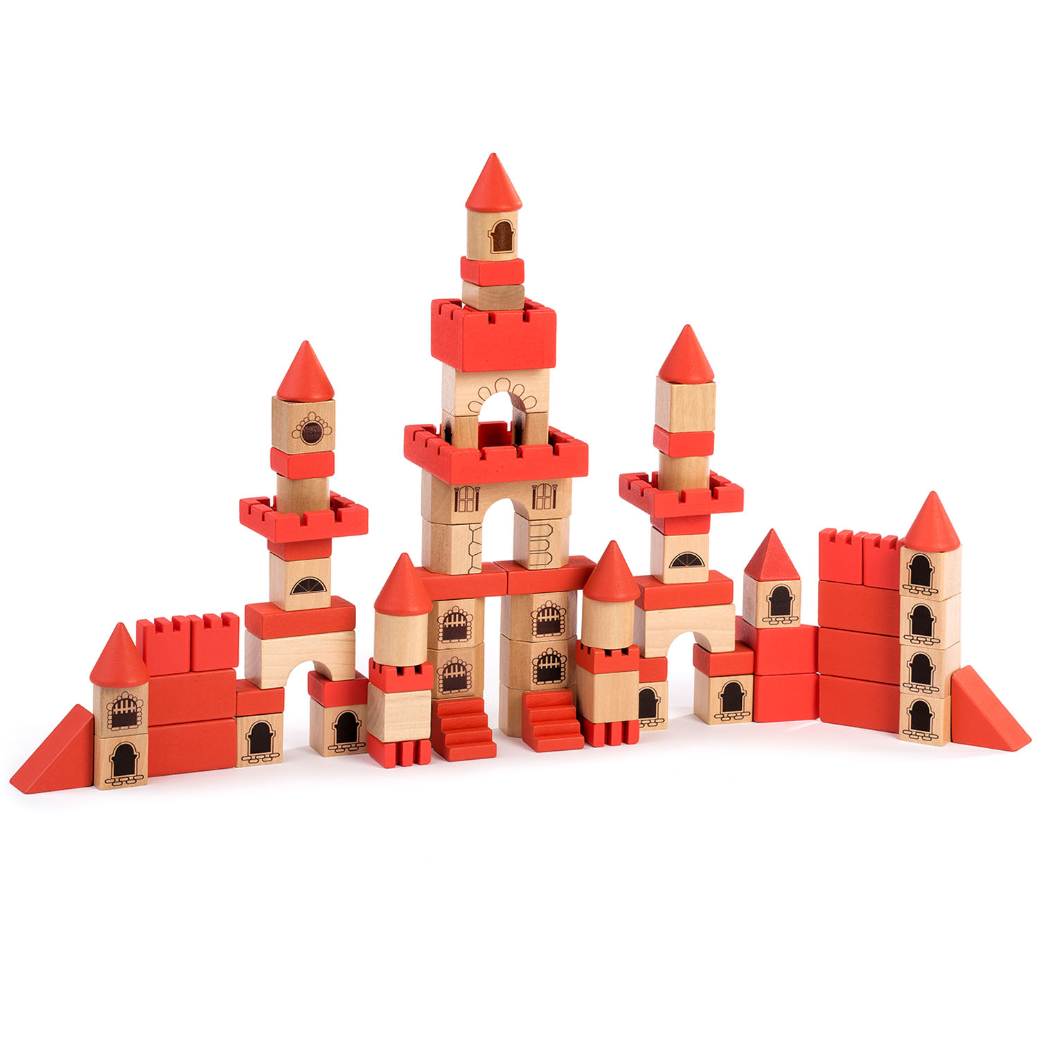 Wooden Castle Blocks | Becker's School Supplies