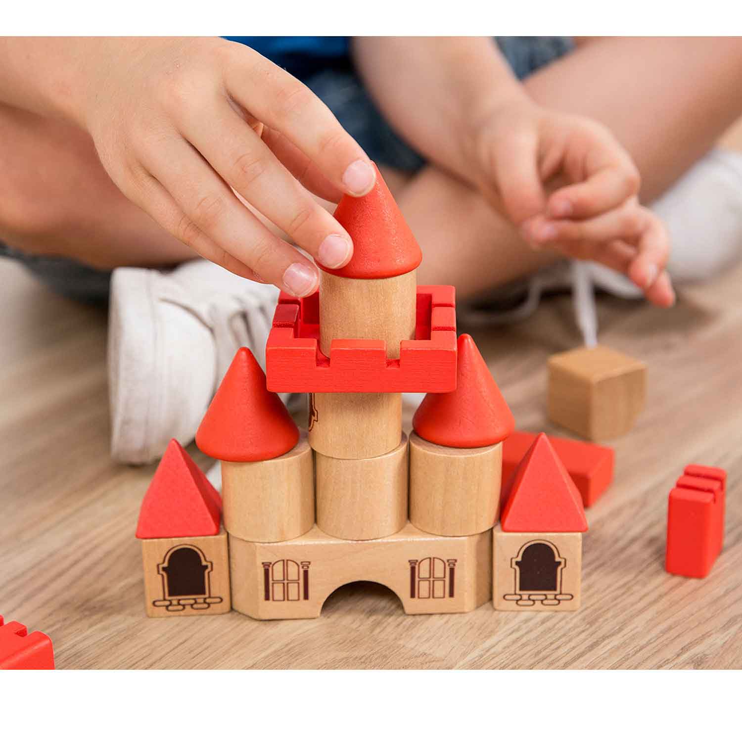 Wooden Castle Blocks | Becker's School Supplies