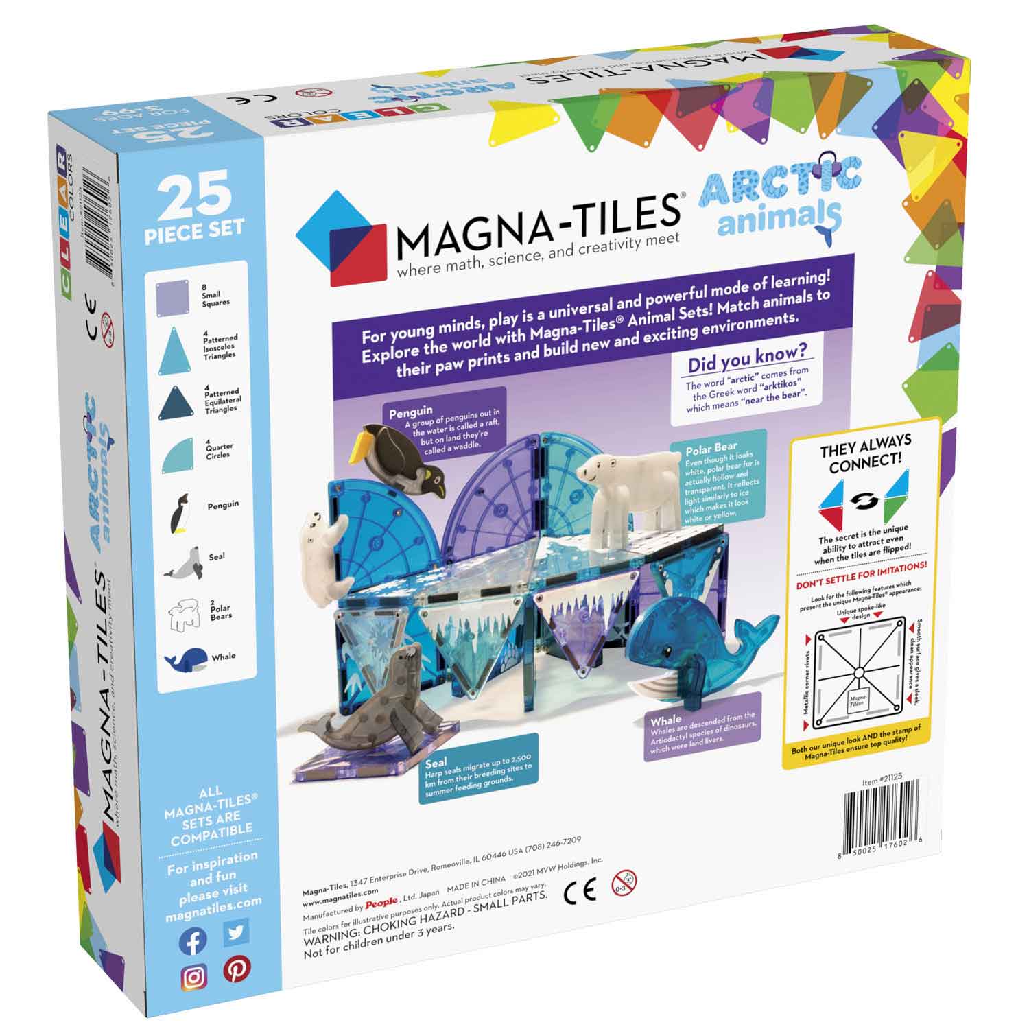 Magna-Tiles® Arctic Animals