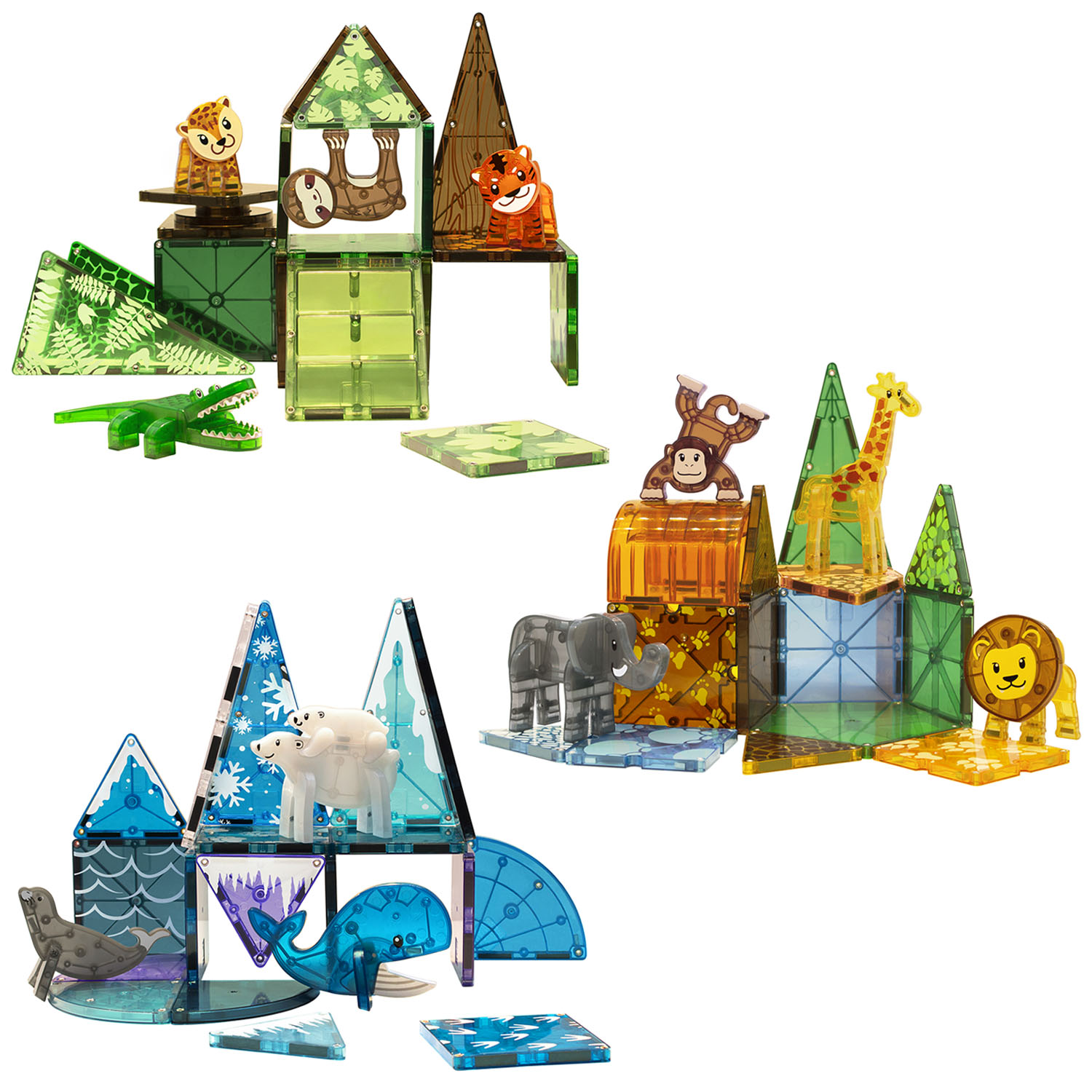 MagnaTiles Animal Sets Becker's School Supplies