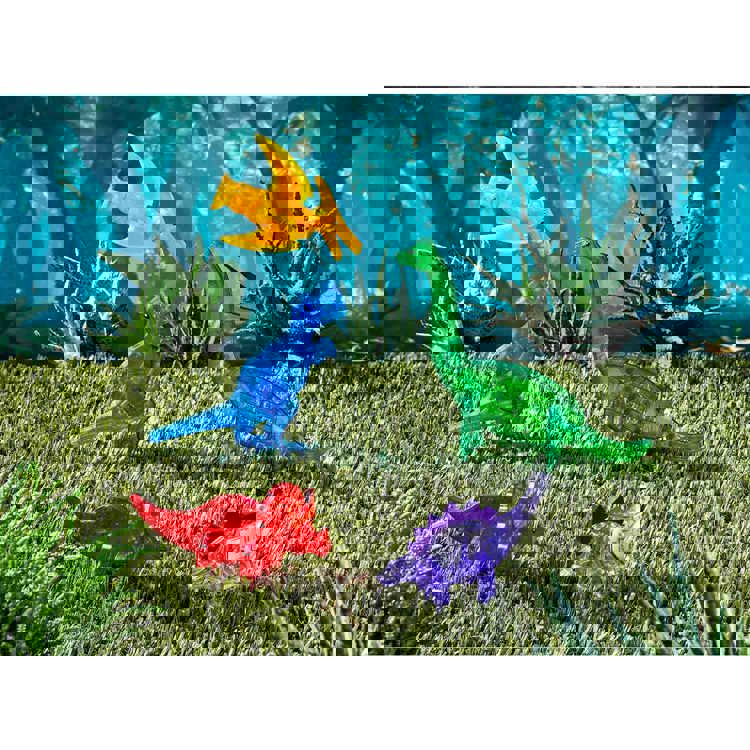 Magna-Tiles Dinos, 5 Piece Set