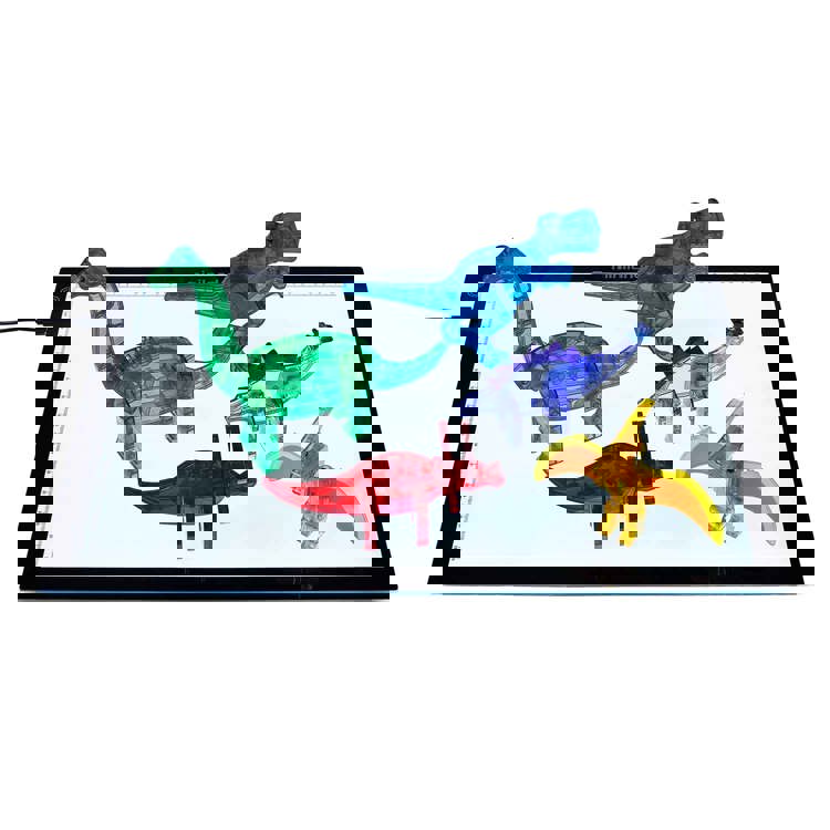 Magna-Tiles Dinos, 5 Piece Set