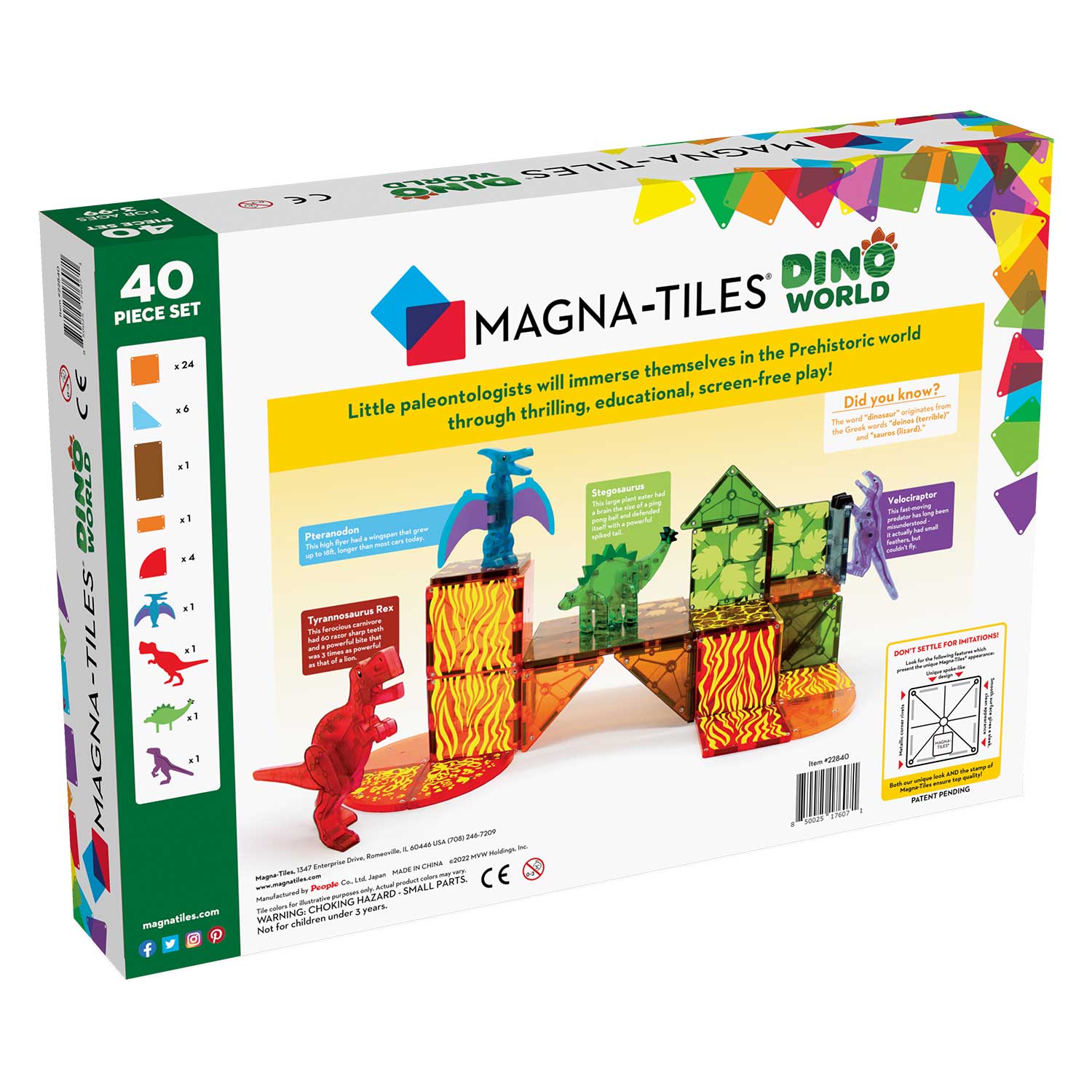  MAGNA-TILES Metropolis 110-Piece Magnetic Construction