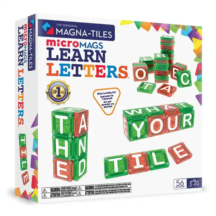 MAGNA-TILES® microMAGS Letters