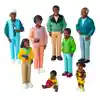 African-American Pretend Play Family