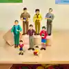Asian Pretend Play Family