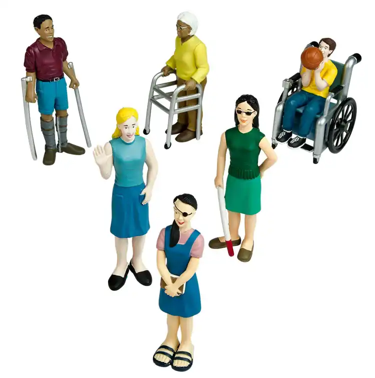 Friends with Diverse Abilities Figures