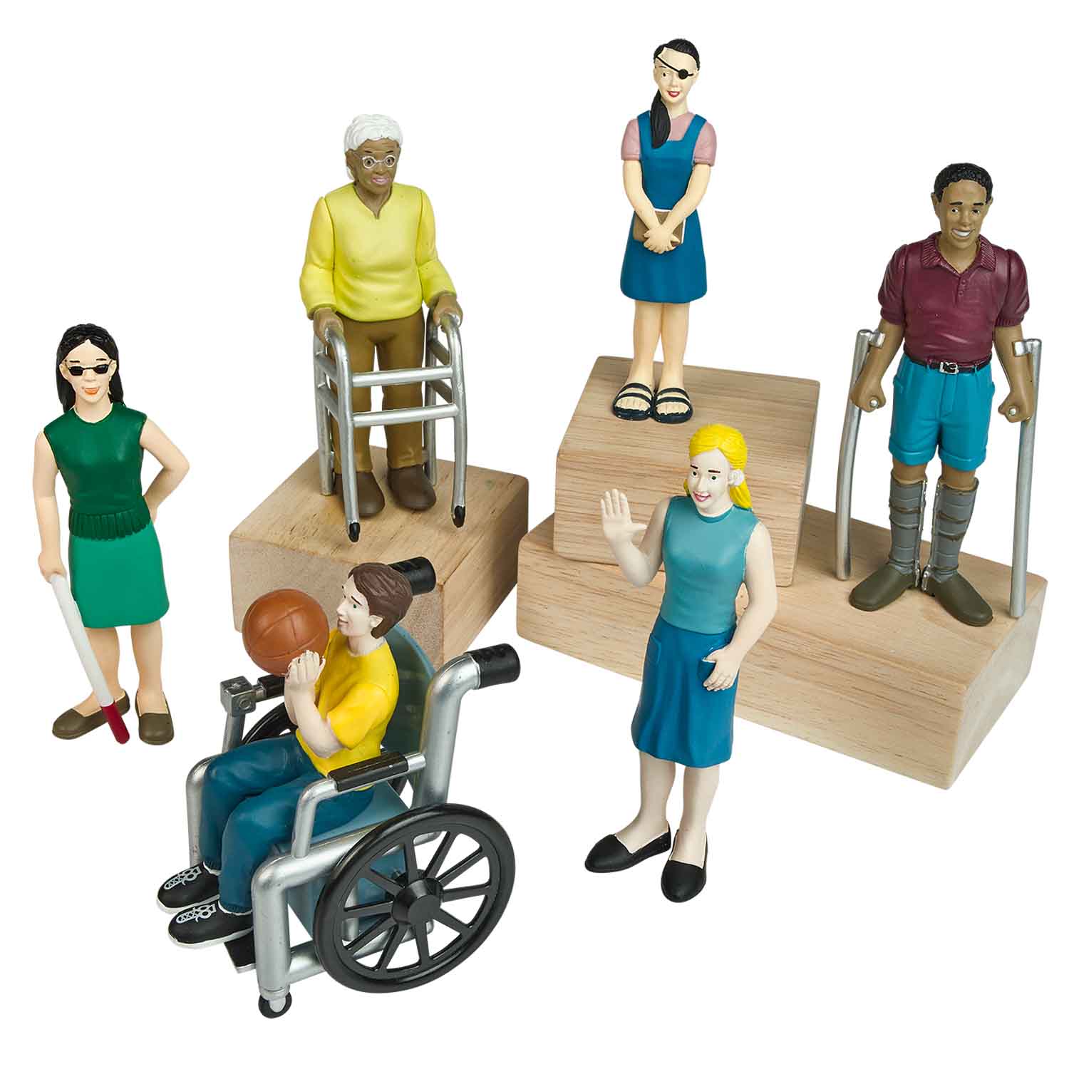 Friends with Diverse Abilities Figures