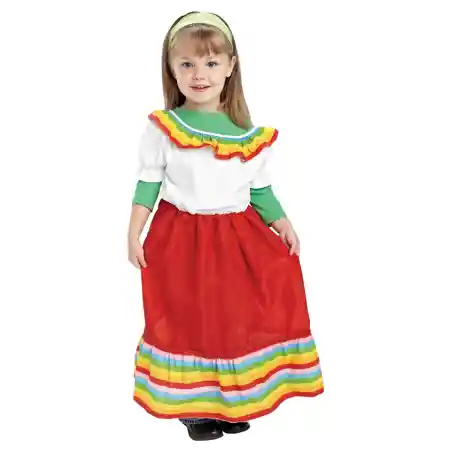 Latino Girl Ceremonial Costume