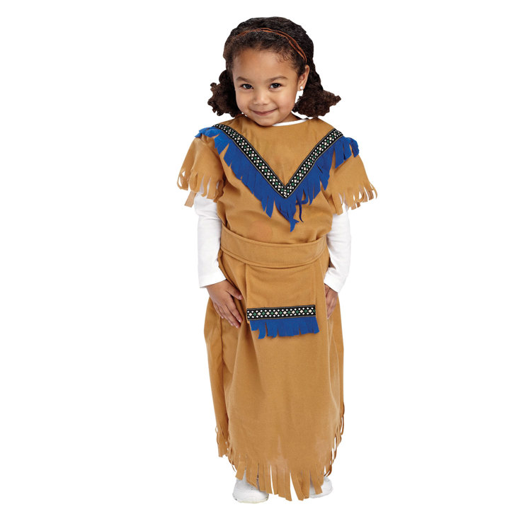 Native American Girl Ceremonial Costume