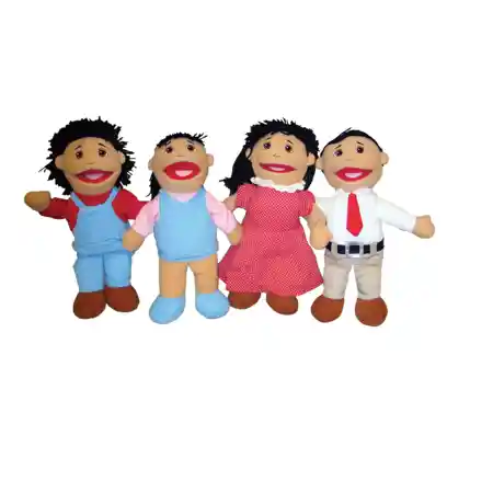 Asian Family Puppets