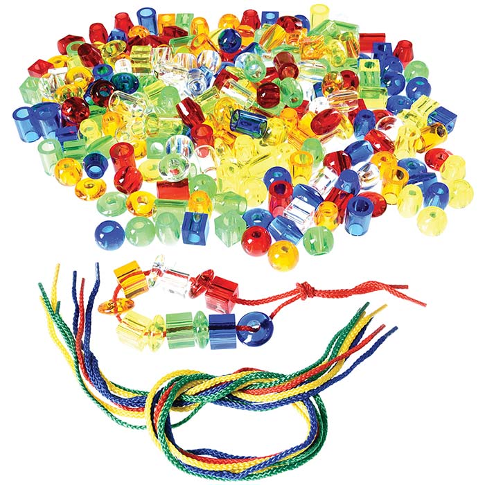 Giant Transparent Stringing Beads | Becker's School Supplies