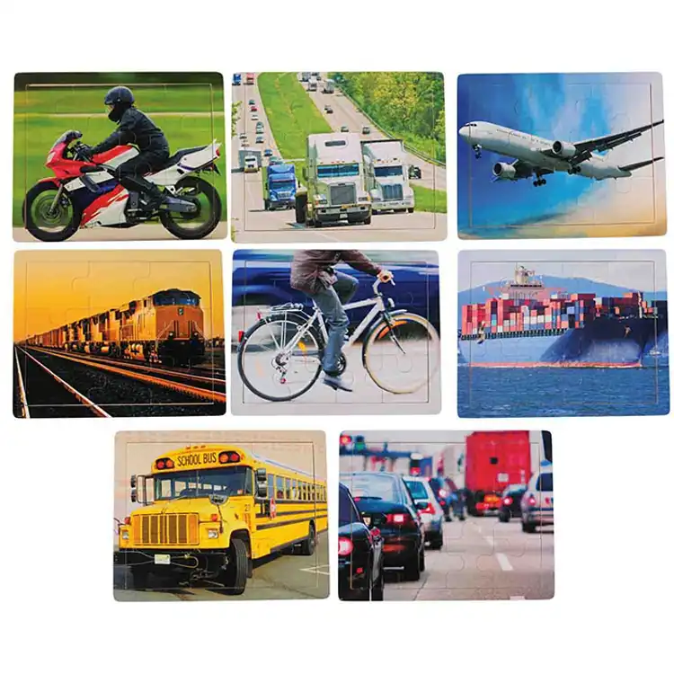 Transportation Puzzle Set