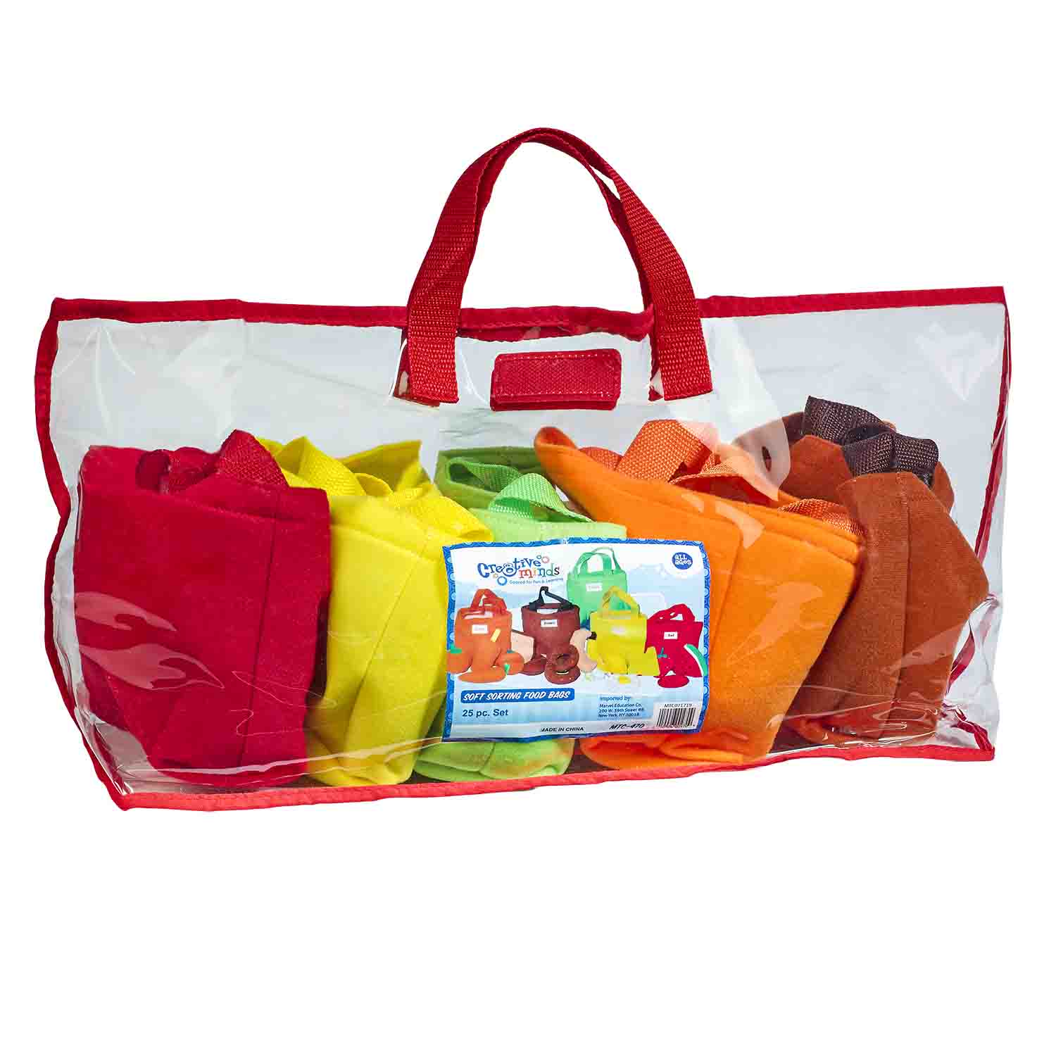 Color Soft-Sorting Food Bags | Play Food Bags | Becker's