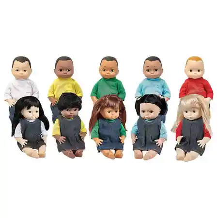 Multi-Ethnic Dolls Classroom Set