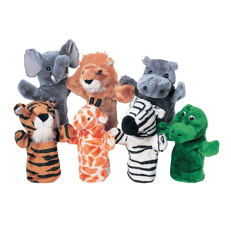 Wild Animal Puppets Set Becker's School Supplies