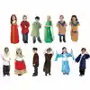 Multicultural Clothing, Set of 12