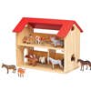 Becker's Barn with Farm Animals Set