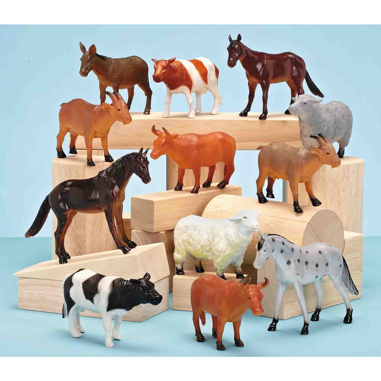 Becker's Barn with Farm Animals Set