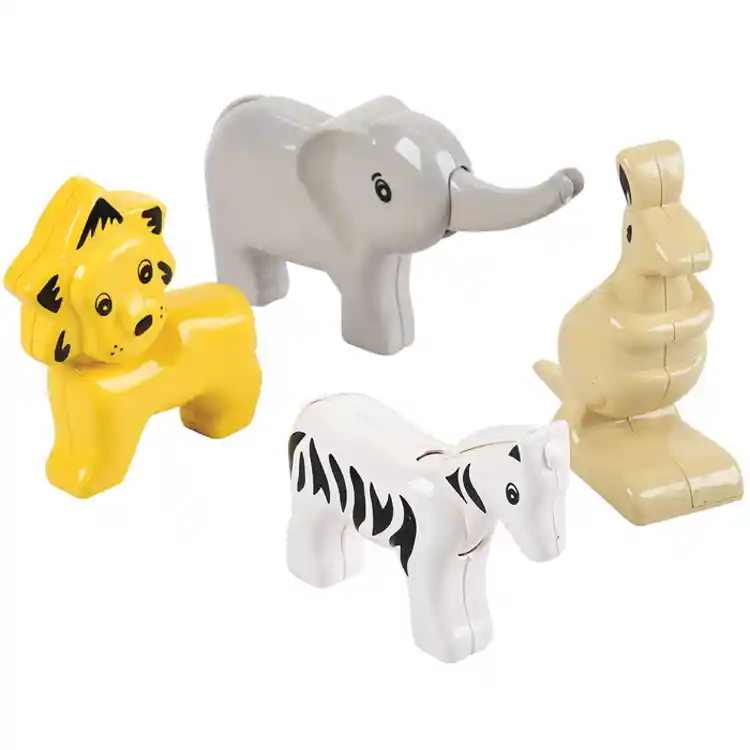 Animals for Preschool-Sized Building Bricks