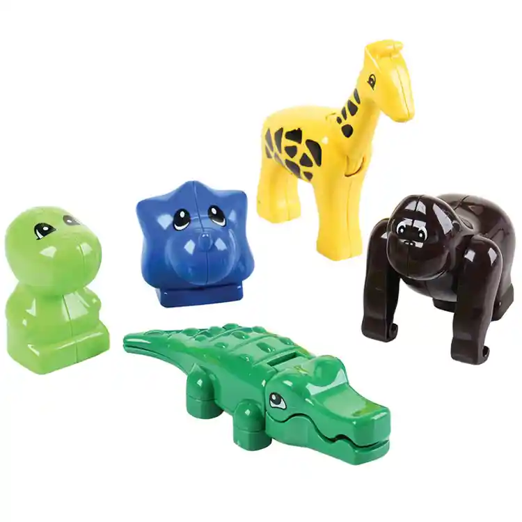 Animals for Preschool-Sized Building Bricks