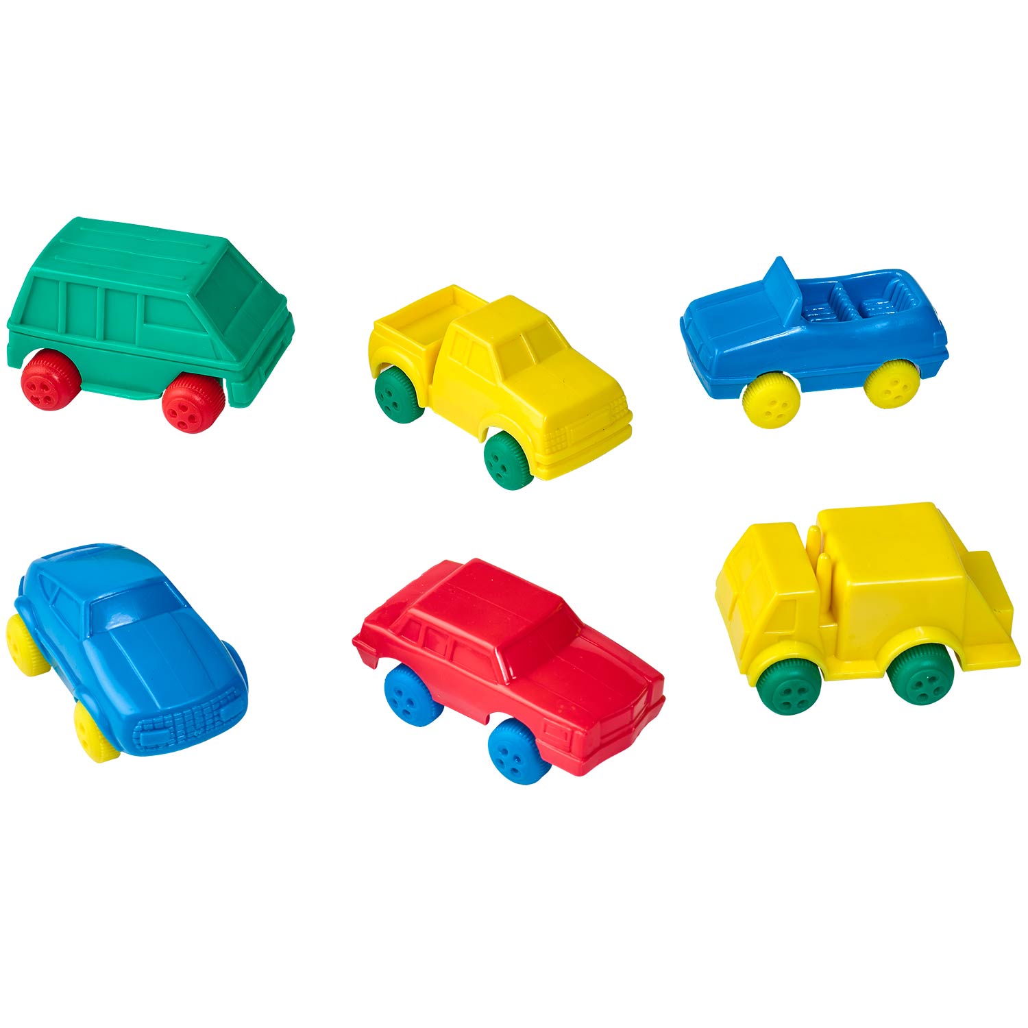 Indestructible Flexible Vehicles, 36 Piece Set