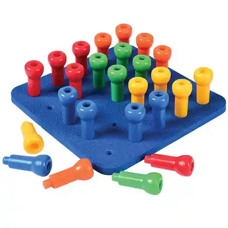 Hold-Tight Pegs & Pegboard Set