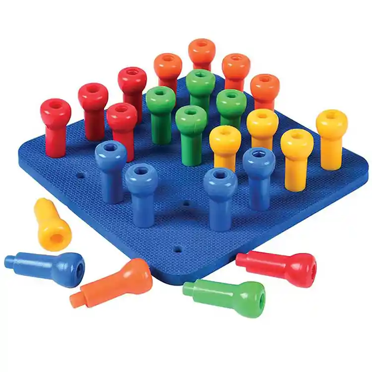 Hold-Tight Pegs & Pegboard Set