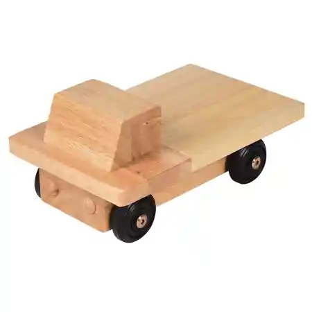 Solid Hardwood Flatbed Truck