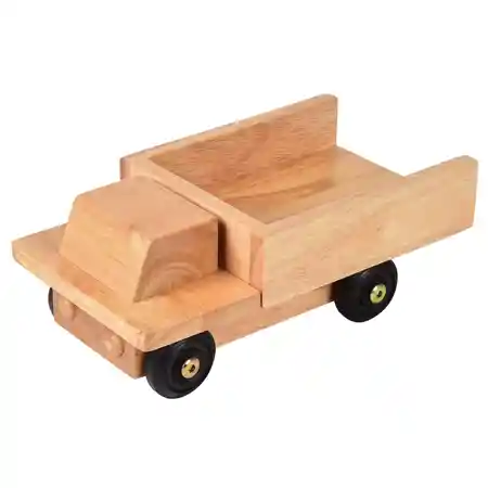 Solid Hardwood Dump Truck