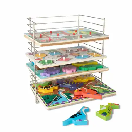 Multi-Fit Wire Puzzle Rack