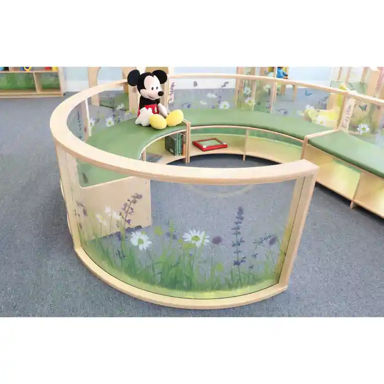 Nature View Curved Divider Panel