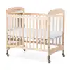 Next Generation Serenity® Crib - Natural, 1 Clear & 1 Mirror End Panel