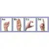 American Sign Language Bulletin Board Set