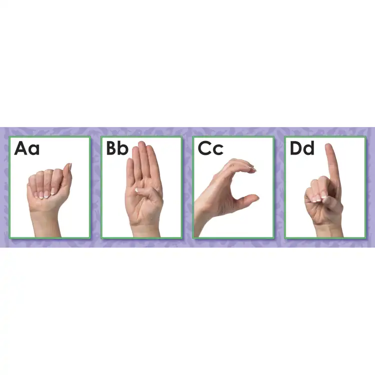American Sign Language Bulletin Board Set