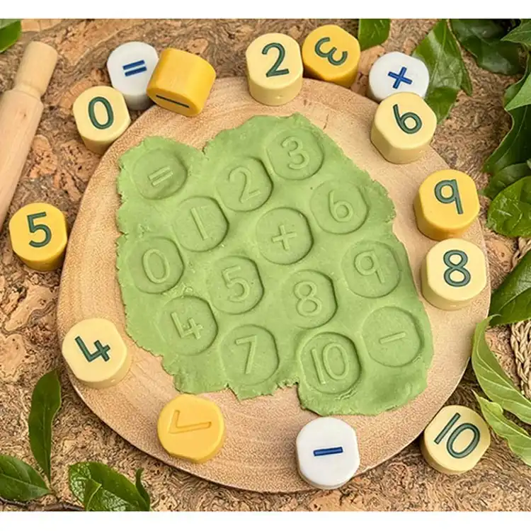 Number Stamping Stones